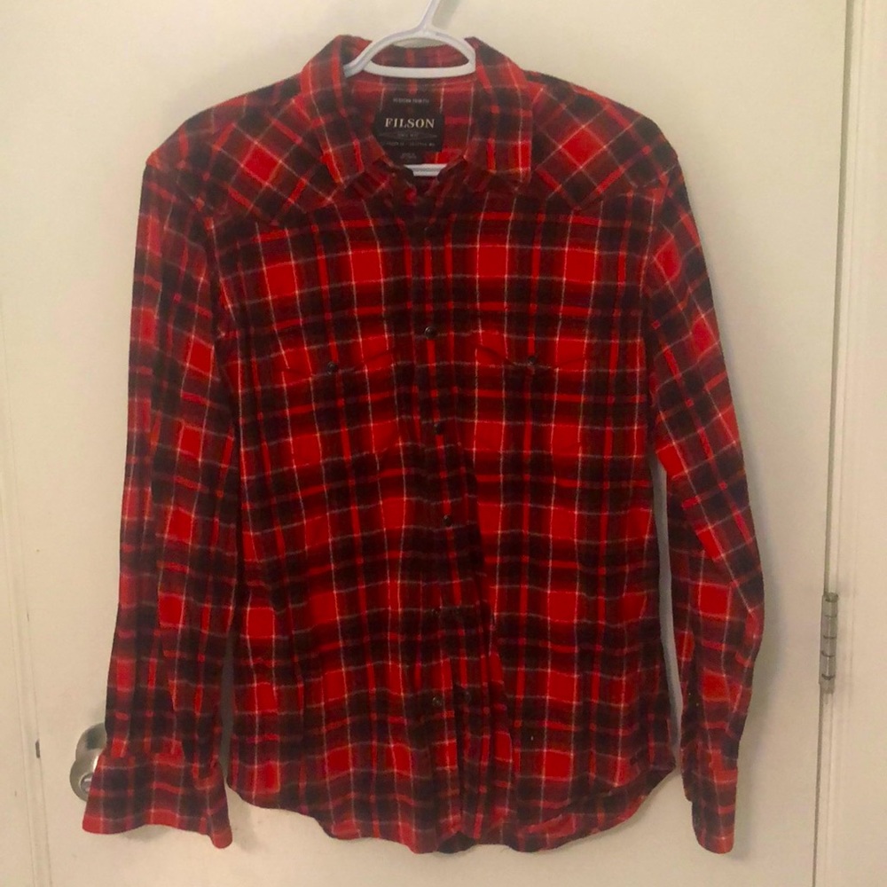 Filson western flannel shirt men’s small